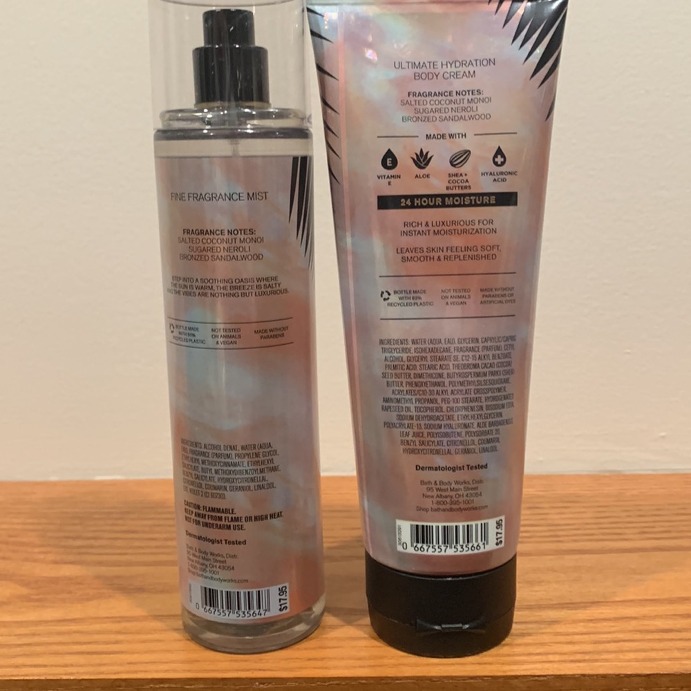 Bath & Body Works Coco Paradise 2 pc set - Picture 6 of 6